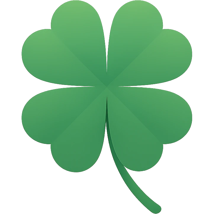 four clover leaf emoji