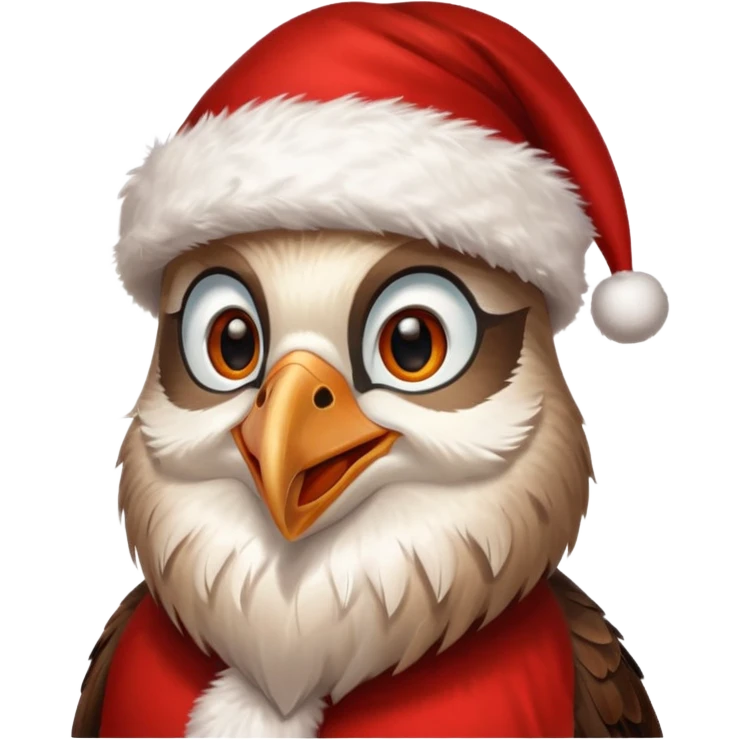 Kookaburra Santa emoji