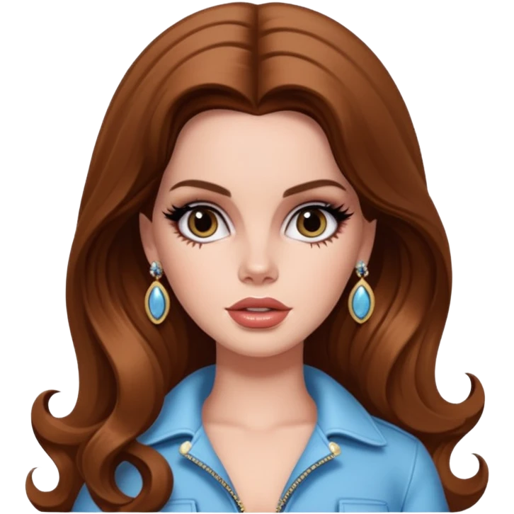 lana del rey as pretty bratz baddie emoji