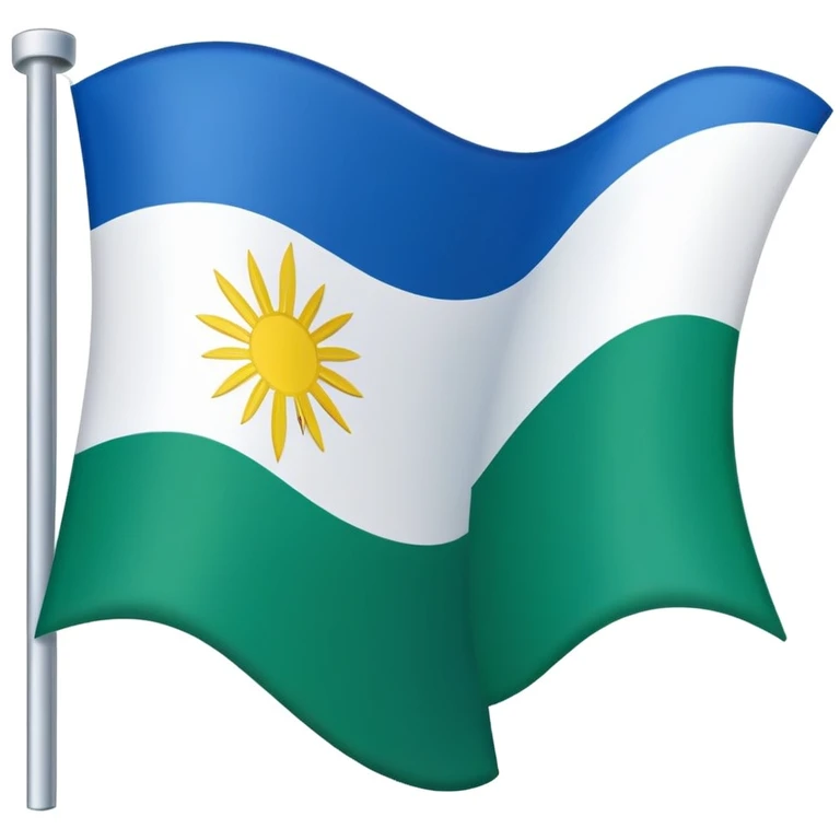 Khabarovsk Krai flag waving emoji