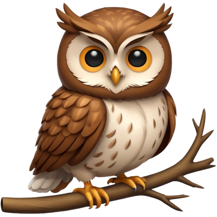 Sleeping owl emoji
