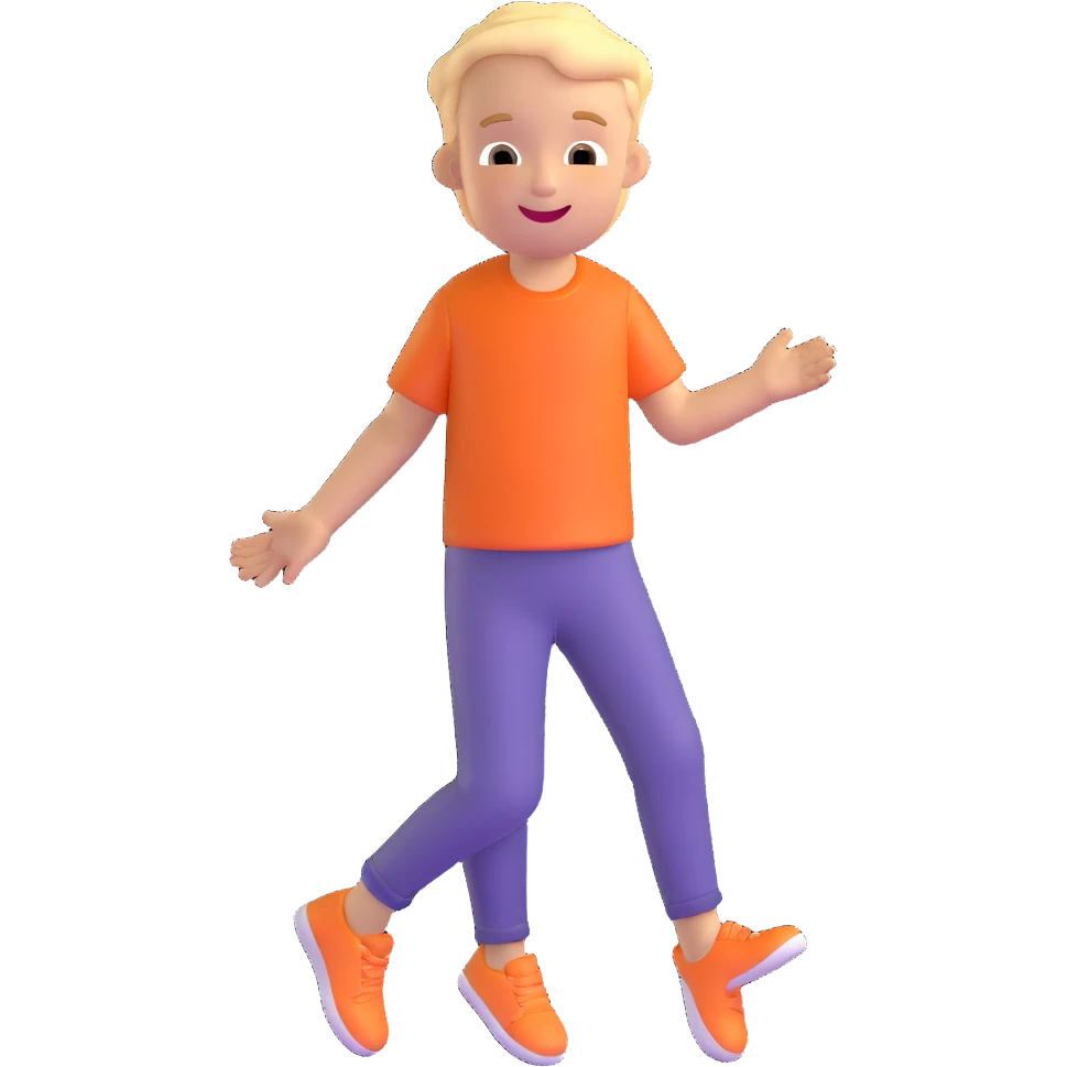 joyful young boy emoji