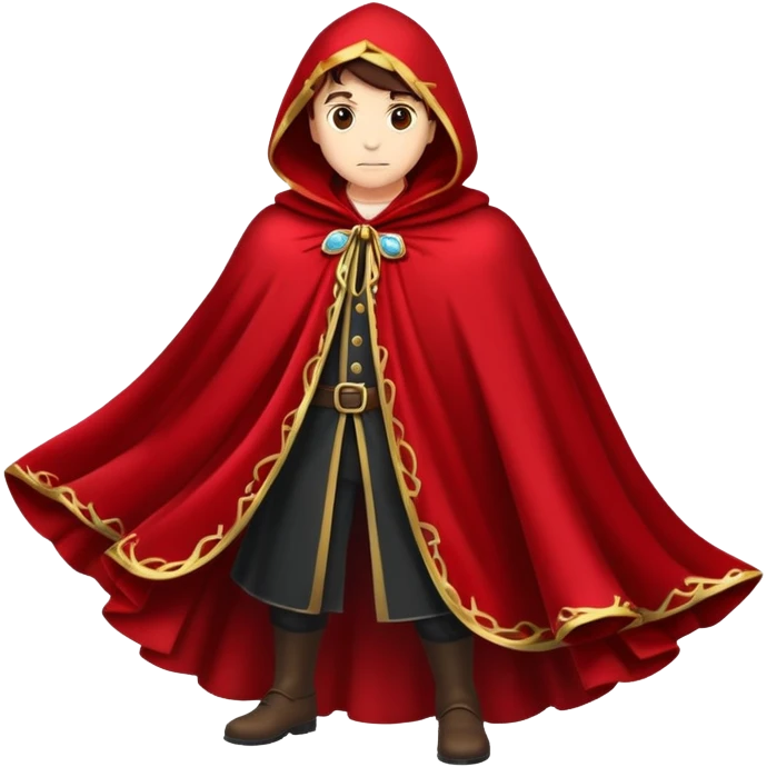 red cloak  emoji