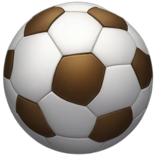 expensive looking soccer ball emoji
