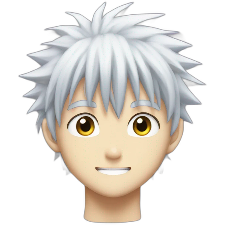 Killua from Hunter X Hunter emoji