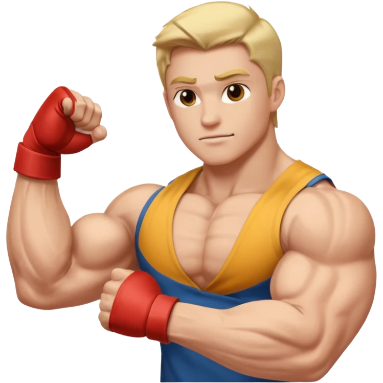 Left arm bicep flexing emoji emoji