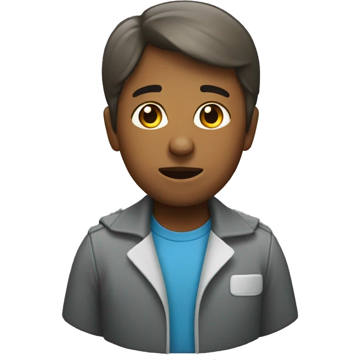 Un persona diciendo logrado  emoji