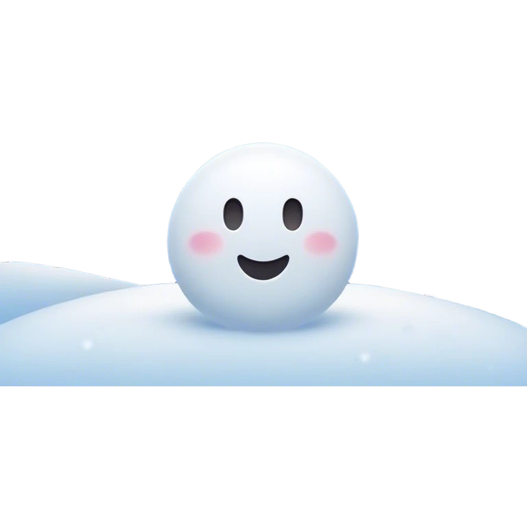 Cinematic Realistic Snow Emoji, Soft and delicate, with fluffy snowflakes drifting gently to the ground. The snow blankets the landscape in a peaceful, serene hush, creating a calm and sparkling atmosphere. Soft glowing outline, capturing the essence of tranquility, winter beauty, and crisp, clean freshness in a scene of falling snow! emoji