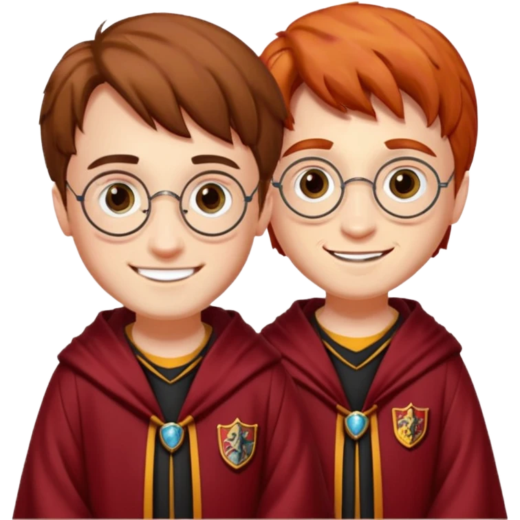 Harry potter and Ron wesley emoji
