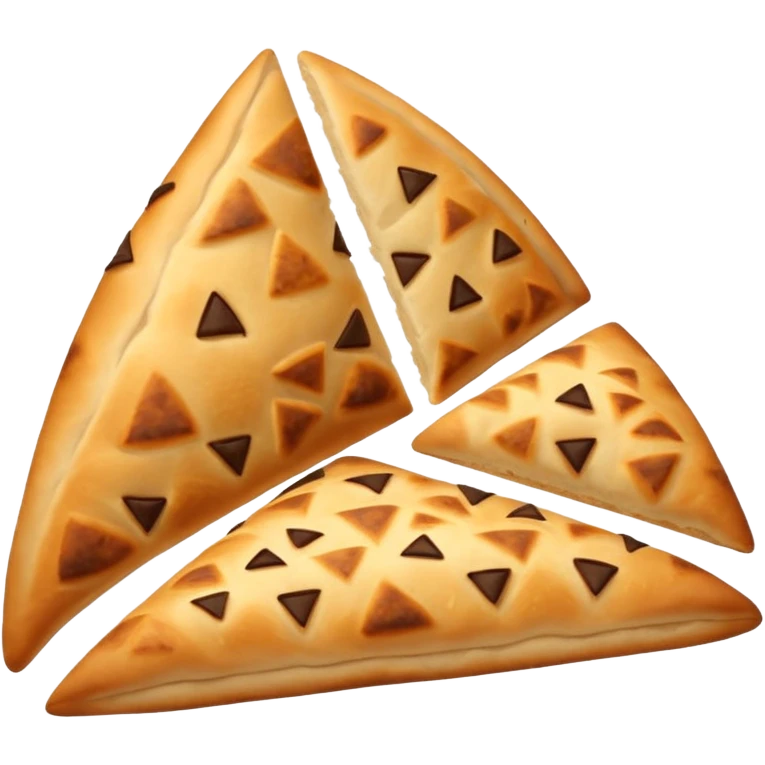 naan bread cut in triangles emoji