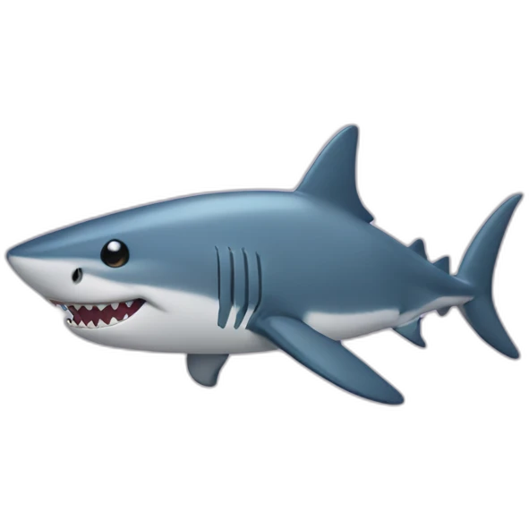 Shark that snugs emoji