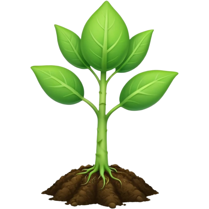 brote de planta  emoji