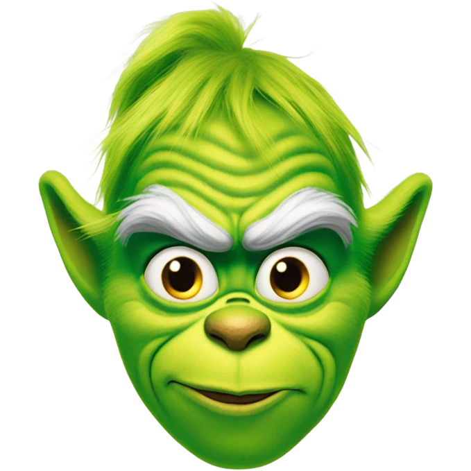 The grinch emoji