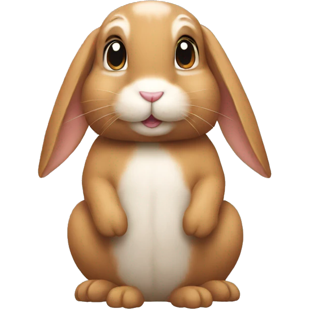 Bunny peanut  emoji