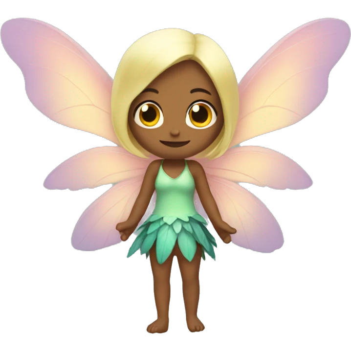 Fairy with big wings emoji