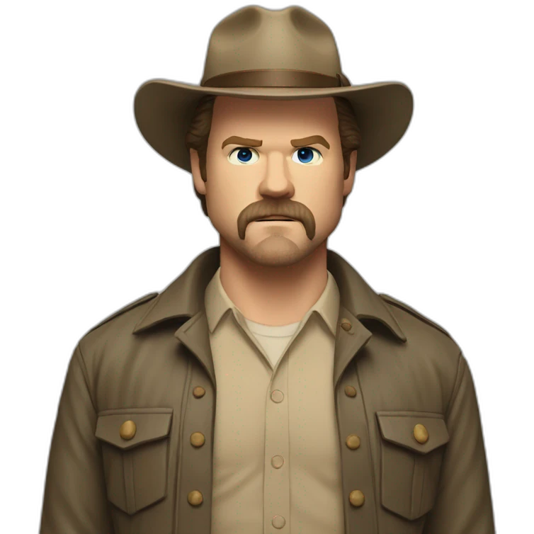 Jim Hopper stranger things emoji