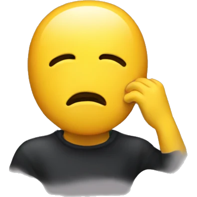 Kissing with a yellow hone emoji