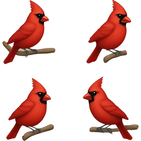 cardinal  emoji