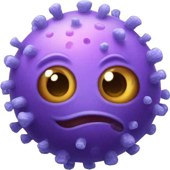 Cute Varicella zoster virus emoji