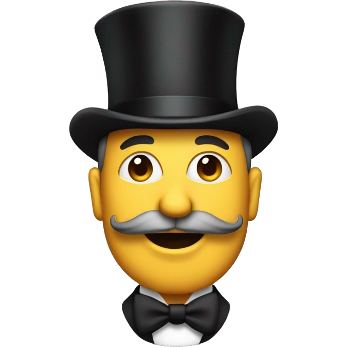 Mannatee with top hat emoji