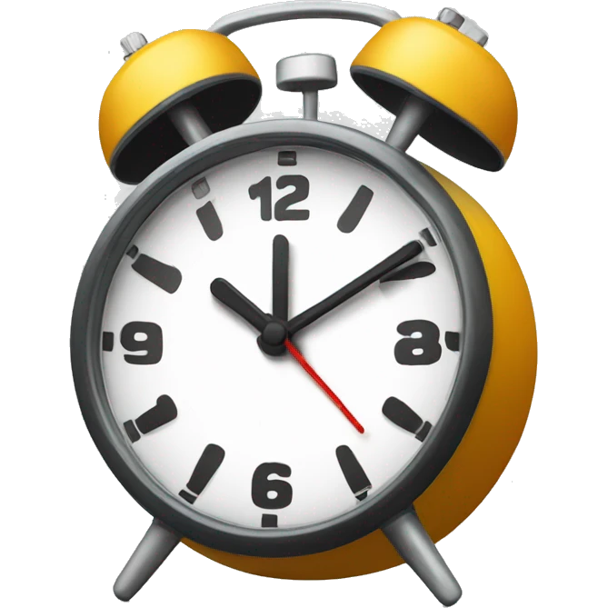 Alarm clock emoji