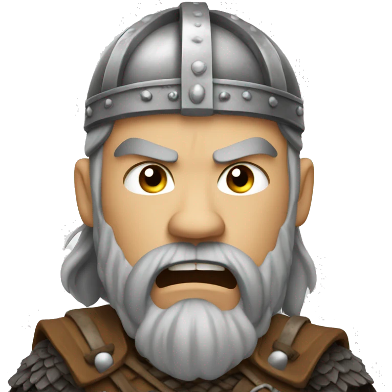 Angry viking emoji