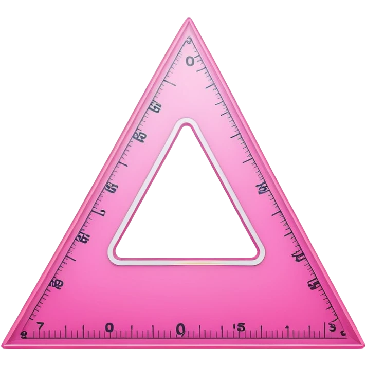 pink right triangle ruler emoji
