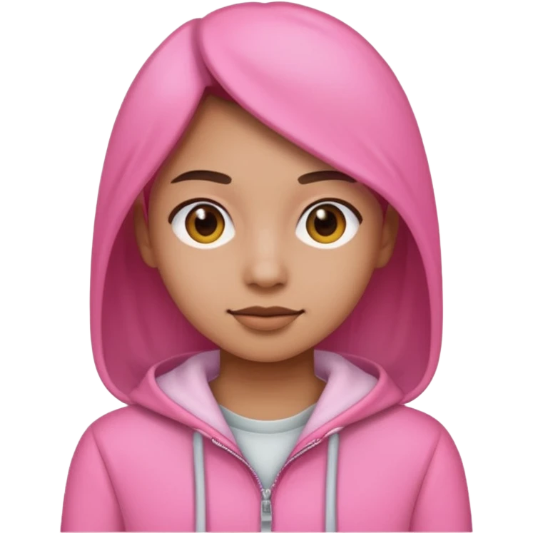@ in pink emoji