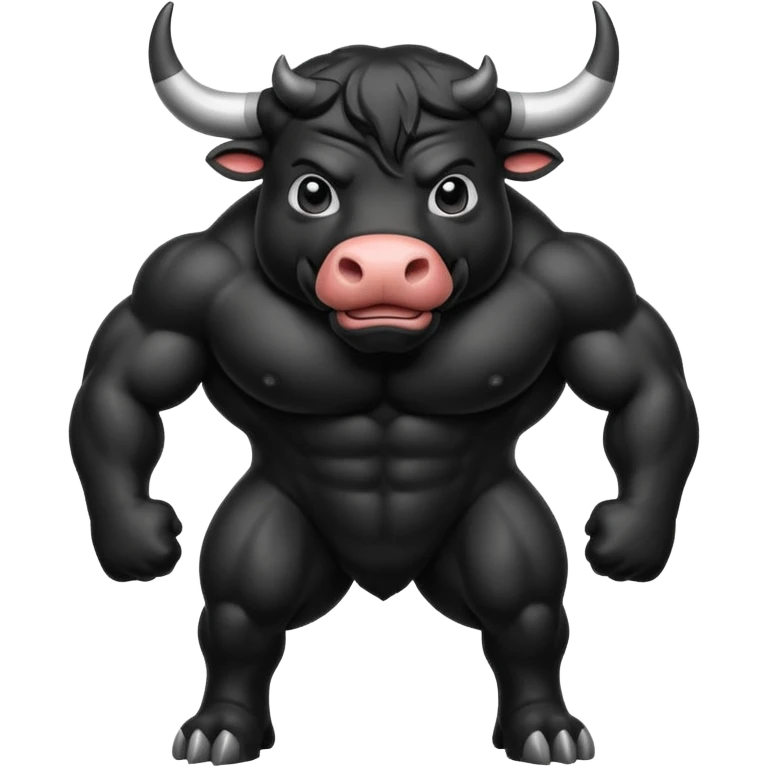 bull black emoji