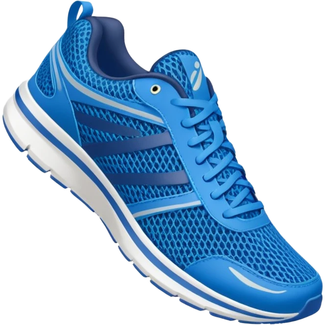 blue running shoes emoji