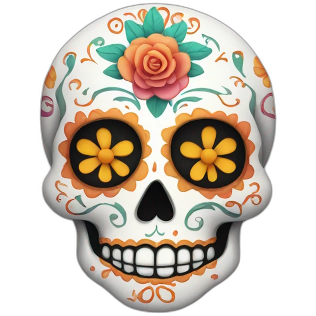 sugar skull emoji