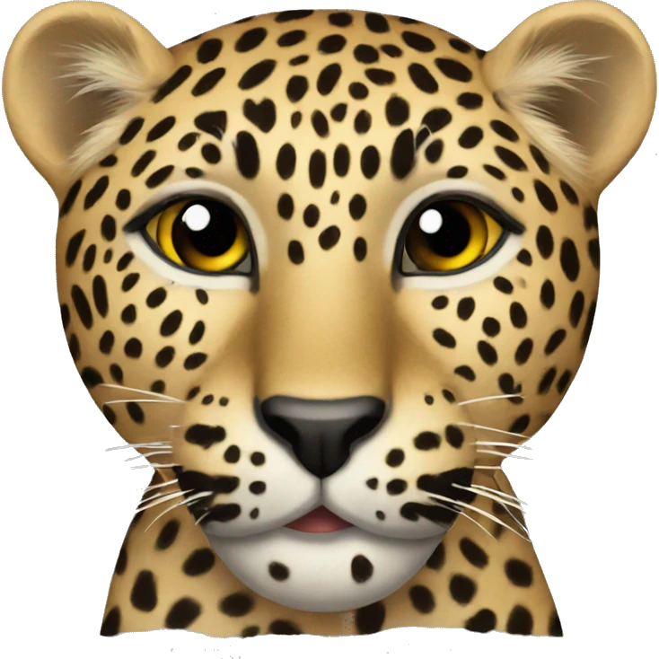 A Leopard  emoji