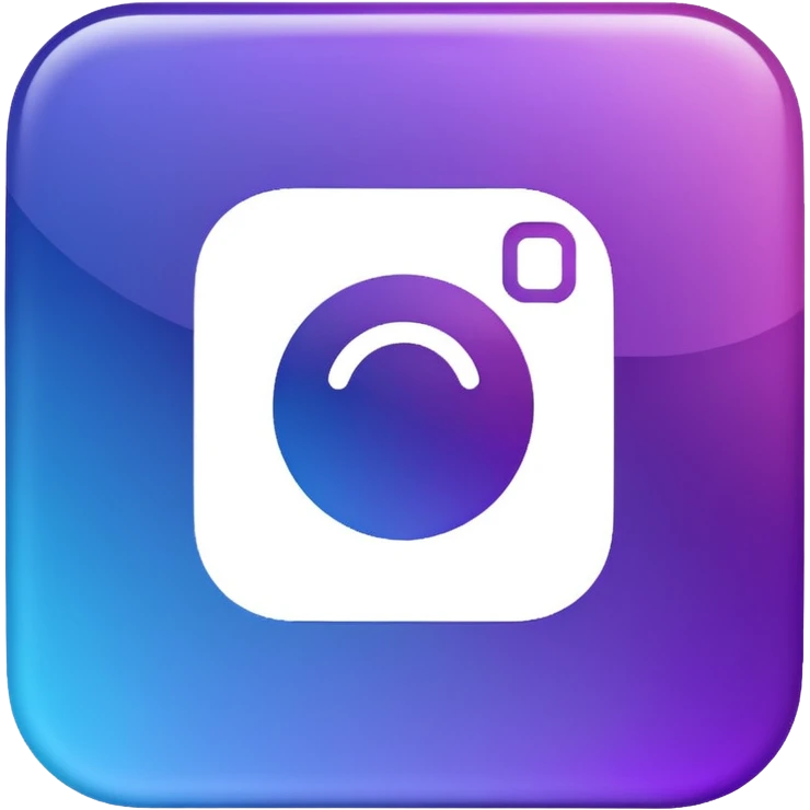 Instagram logo emoji