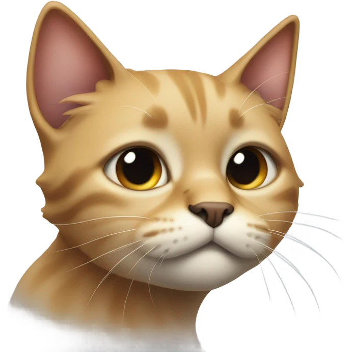Hungry cat  emoji
