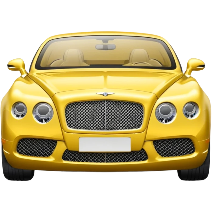 Yellow Bentley emoji