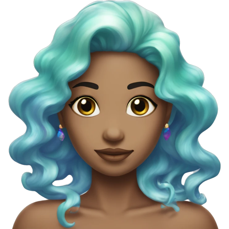 Iridescent ￼magical mermaid beauty￼ emoji