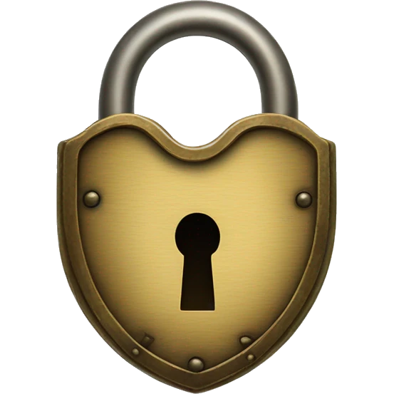 vintage lock and key emoji