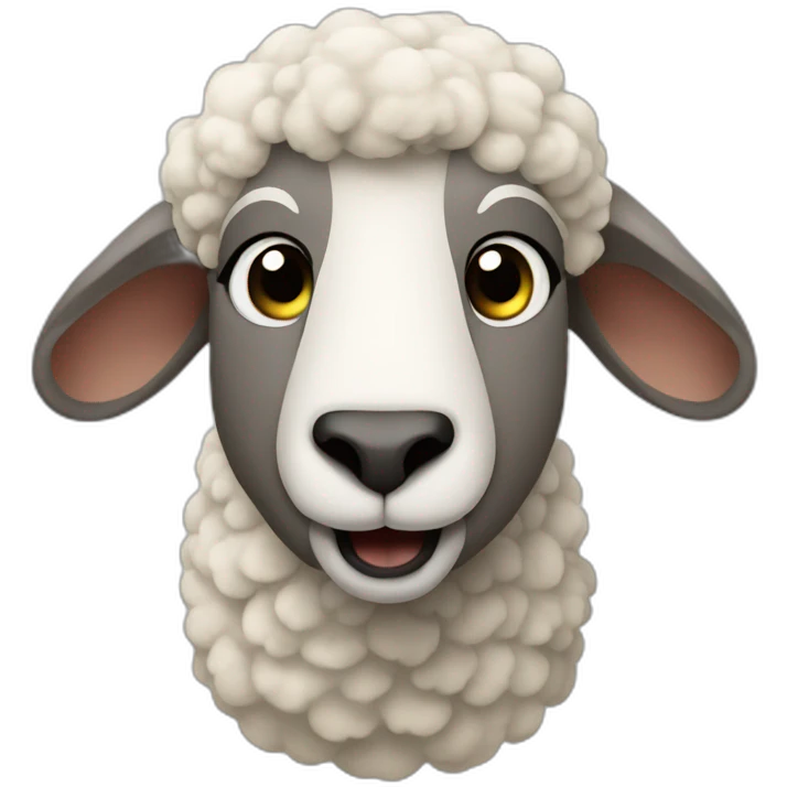 Sheep heave up emoji