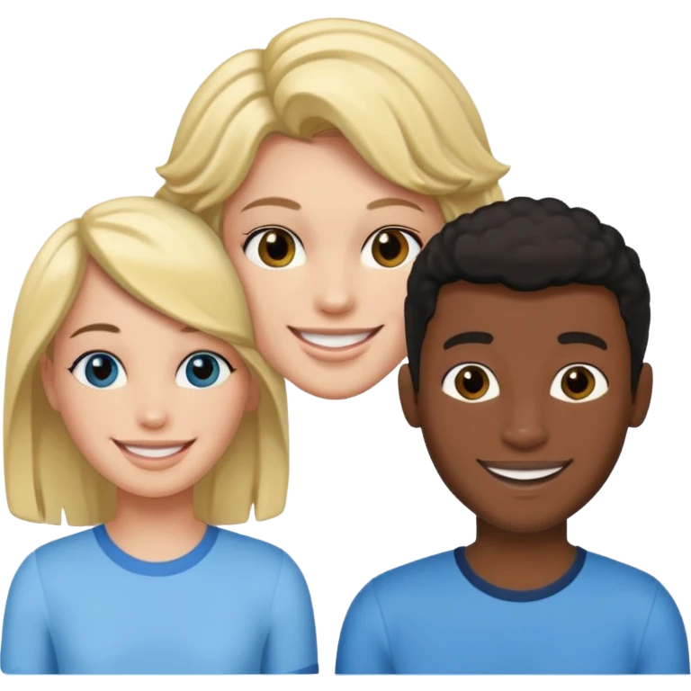 Femboy with 2 black dude emoji