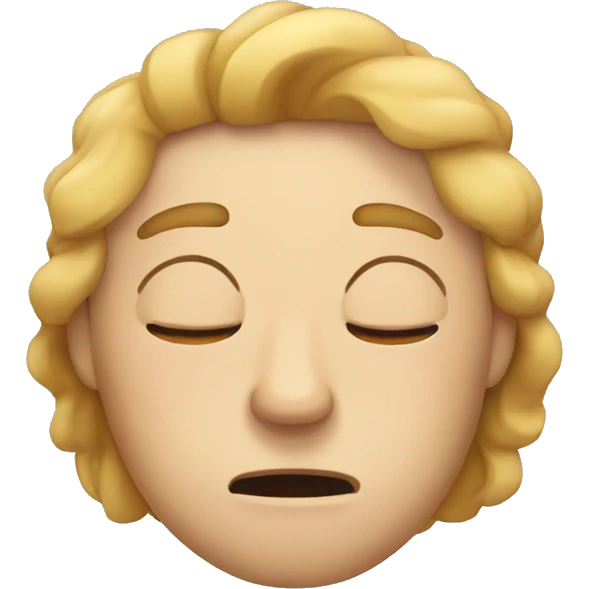 Sleepy emoji