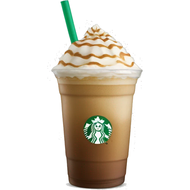 Starbucks frappe  emoji