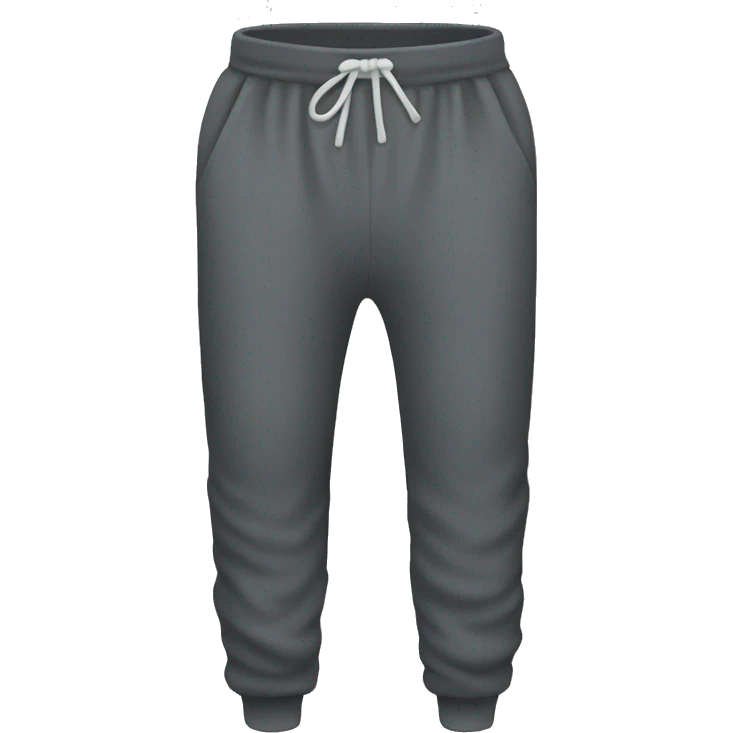 Dark gray sweatpants emoji