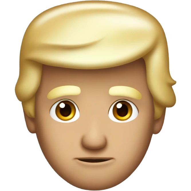 Trump headshot emoji