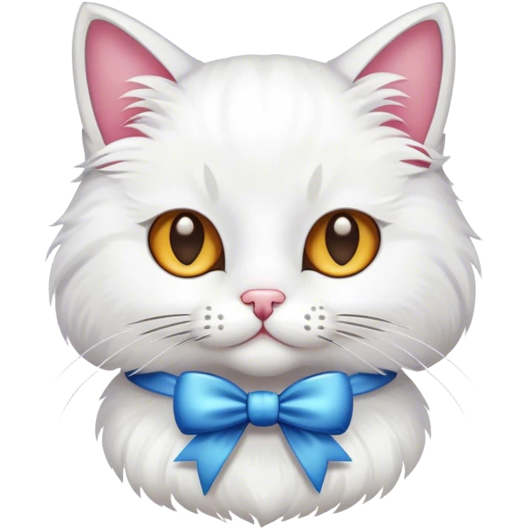 Cat with a bow emoji