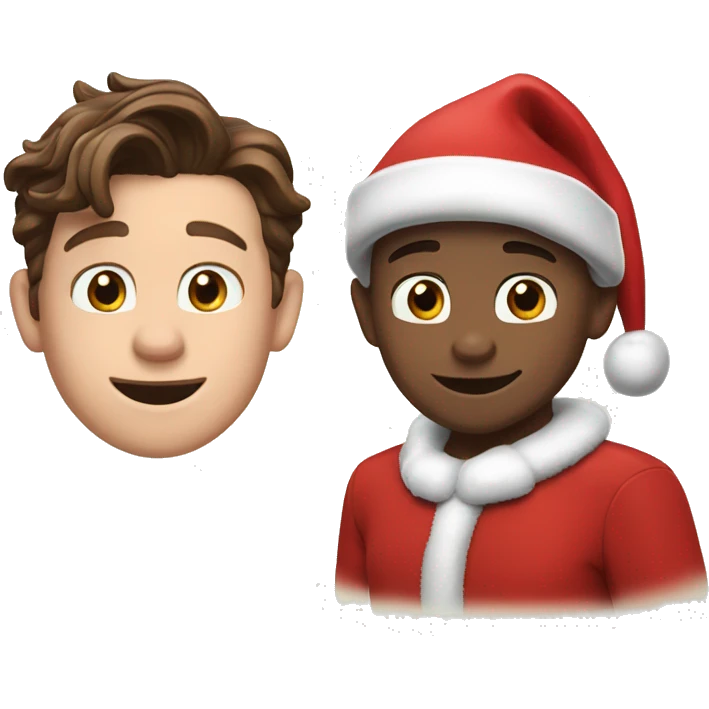 tom holland as santa claus emoji