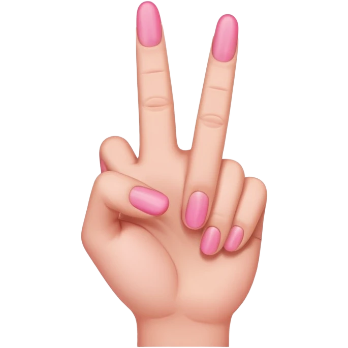 pink middle finger emoji