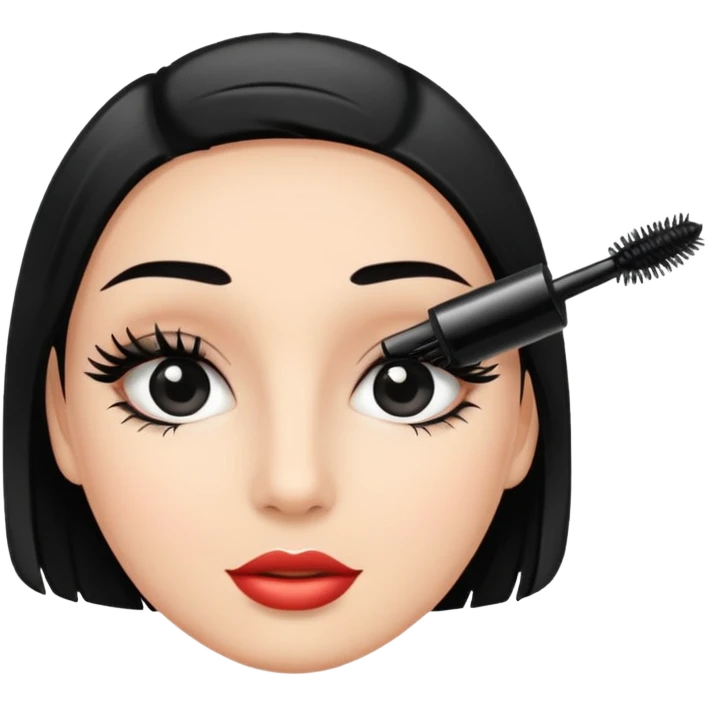 Rimel de maquiagem para passar no rosto emoji