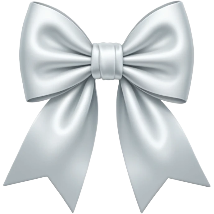 white bow emoji emoji