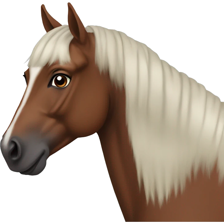 Bay horse emoji