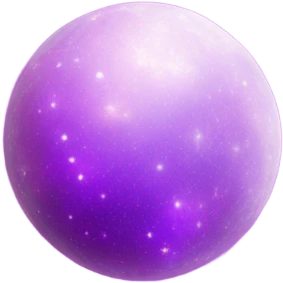 sparkling galaxy with moon and stars in purple shades emoji